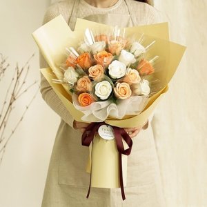 앨리 비누꽃 돈 꽃다발 20송이 풀세트 어버이날 선물