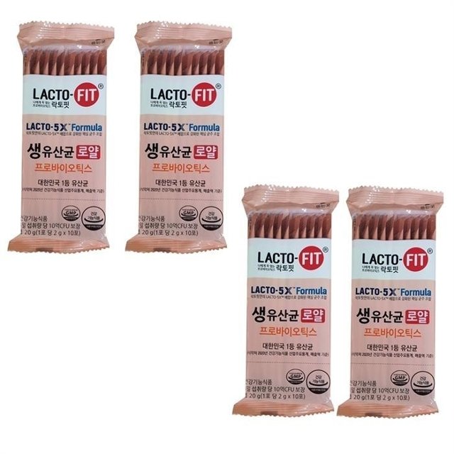 종근당건강 생유산균 락토핏 코어맥스2g60포4박스CZ