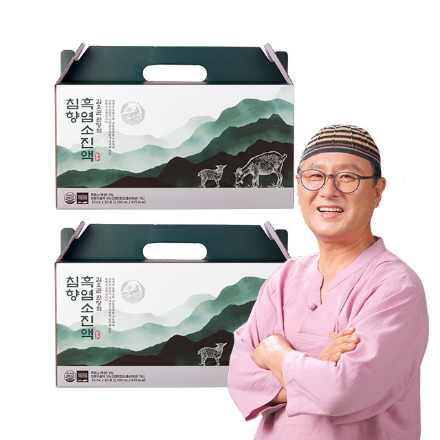 김오곤 흑염소진액 침향 2박스(60포) 