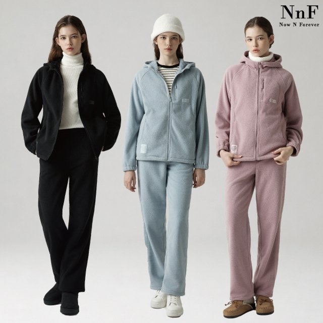 26FW NnF 여성 장기모 플리스 집업+팬츠 (N66W)