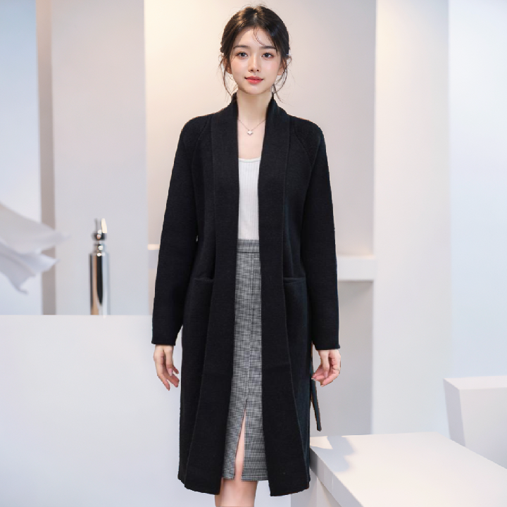 [비니브] 파라노 코트형 롱가디건