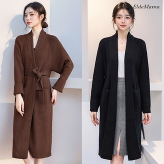 [비니브] 파라노 코트형 롱가디건