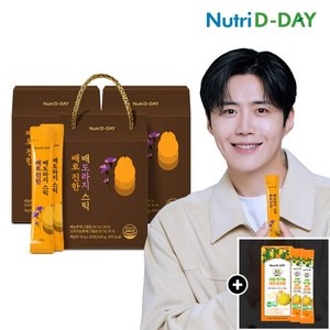 [+유기농 레몬생강즙]뉴트리디데이 배로 진한 배도라지 스틱 2+1박스 총90회분
