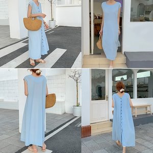 [비니브] 백리스 가디건 투웨이 원피스