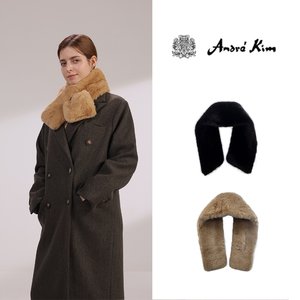 앙드레 김 Faux밍크퍼 넥 워머 2종