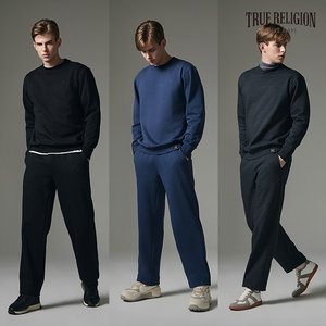 [쇼핑엔티단독] 트루릴리전 최종가! 코튼블렌딩 소프트 기모셋업 2종, 남성