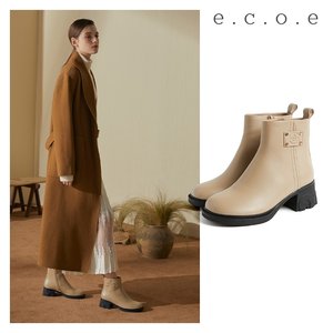 에코에 양가죽 앵클부츠