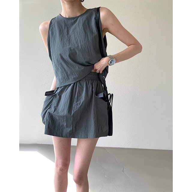 비니브 스피넬 아이스 상하 팬츠 세트