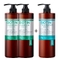 하라즈 헤어랩 플러스 비오틴 샴푸1000ml(2개)+트리트먼트1000ml(1개), 화이트머스크향