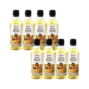 백설 2배 바삭 튀김유 500ml x8개