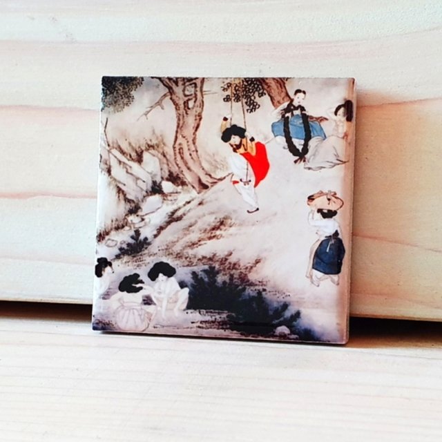 BooKiss 명화타일마그넷 신윤복 단오풍정