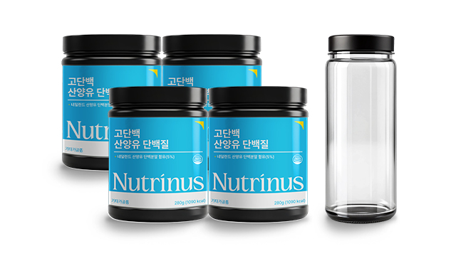 뉴트리너스 고단백 산양유 단백질 (280g) 4통 스푼/보틀
