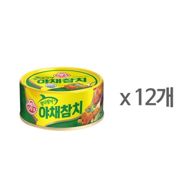 [오뚜기] 야채 참치 (150g) x 12