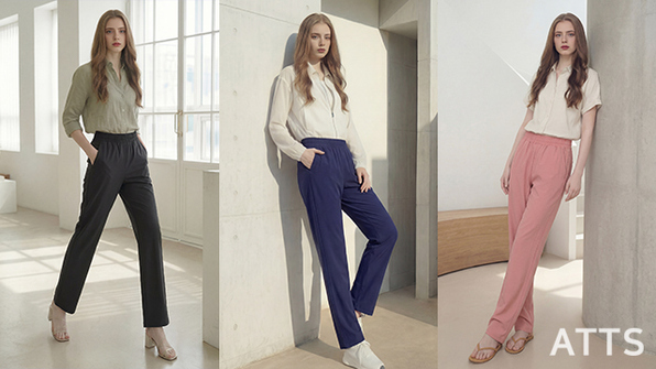 엣츠 26SS 기능성 아이스 냉감 팬츠 3종, 여성