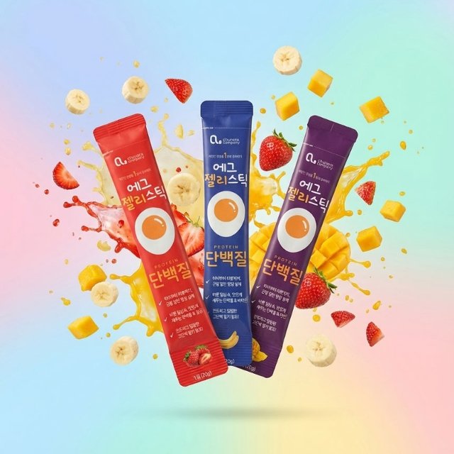 청라상회 고단백 계란젤리 선물세트 에그젤리스틱 3종 비타민 칼슘 아연 명절선물 