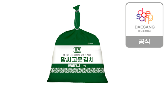 종가 맘씨고운 열무김치 3kg