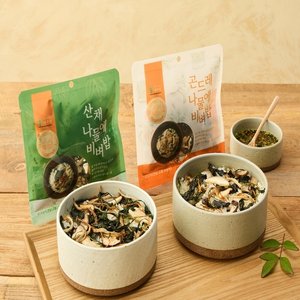 [담우] 나물에비벼밥 2종세트 (곤드레6봉+산채6봉)