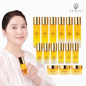 엘루자이 24K골드 더블 콜라겐 기초 5종 3세트/ 이응경 기초화장품 스킨 에센스 아이크림 로션 영양크림