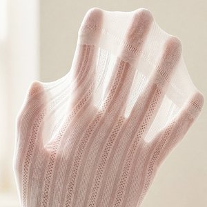 [7+7] 살랑 시스루 중목양말 색상혼합 (총 14켤레세트)
