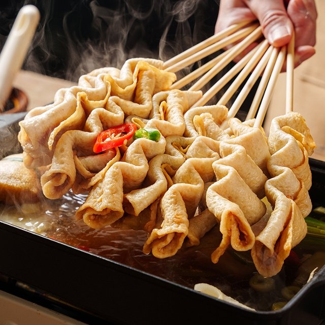 [전라도 청년] 35년 전통 부산 어묵탕 꼬치어묵 460g+물떡(어묵꼬치10개+육수2봉+물떡6개) 