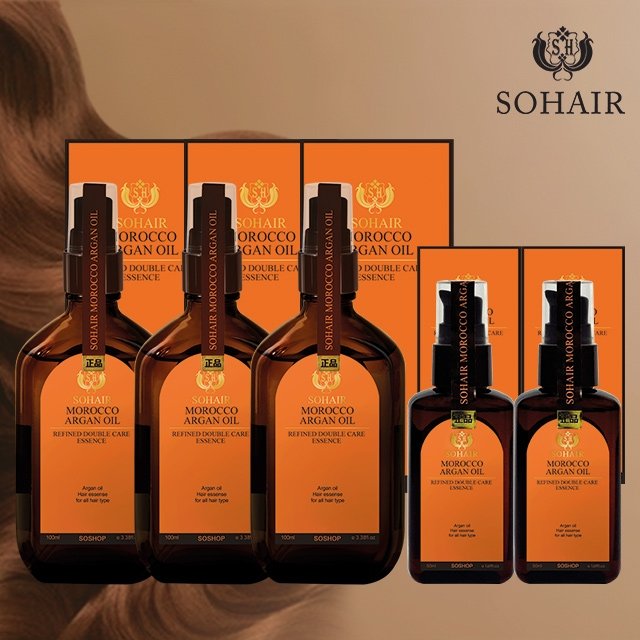[단독구성]쏘헤어 모로코 아르간 오일  에센스 500ML 찬스
