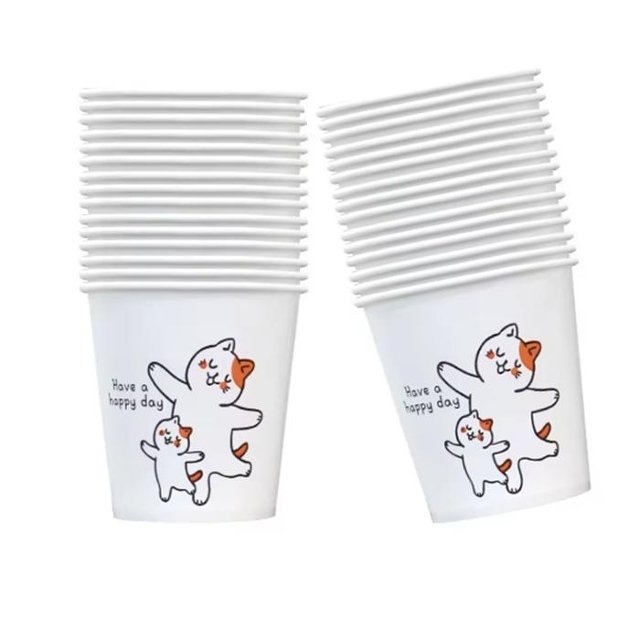 페이퍼맥스 NEW 고양이 종이컵 1000개