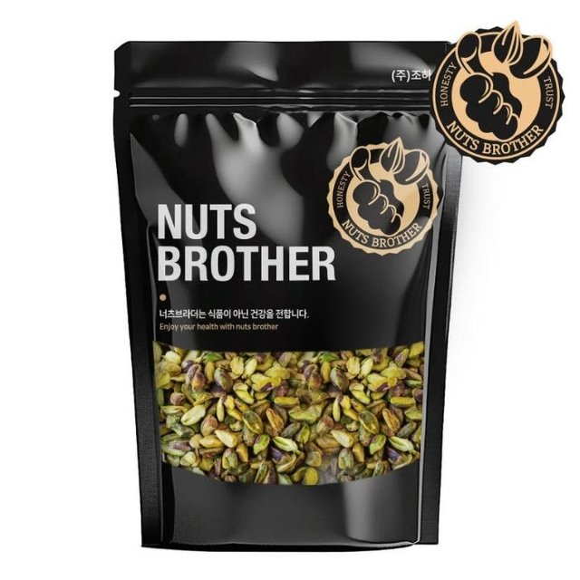 [너츠브라더] 탈각 생피스타치오1kg  (500g *2봉지)