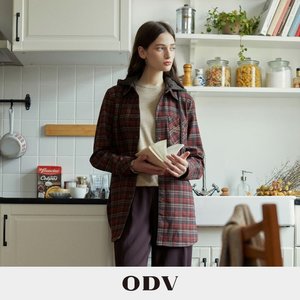 23FW ODV 체크 후드 아우터 1종