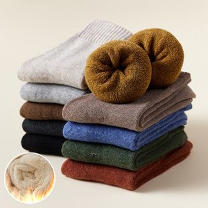 [5+5] 심플도톰 기모양말 컬러혼합 남녀공용 양말세트 (총 10켤레)