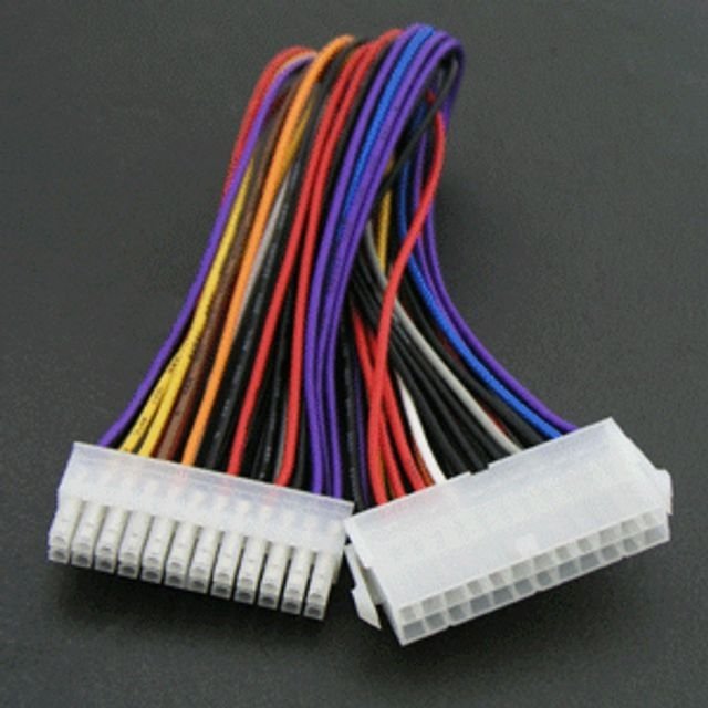 (COMS) ATX 24핀 전원연장케이블 30cm/파워24핀 (WC78650)