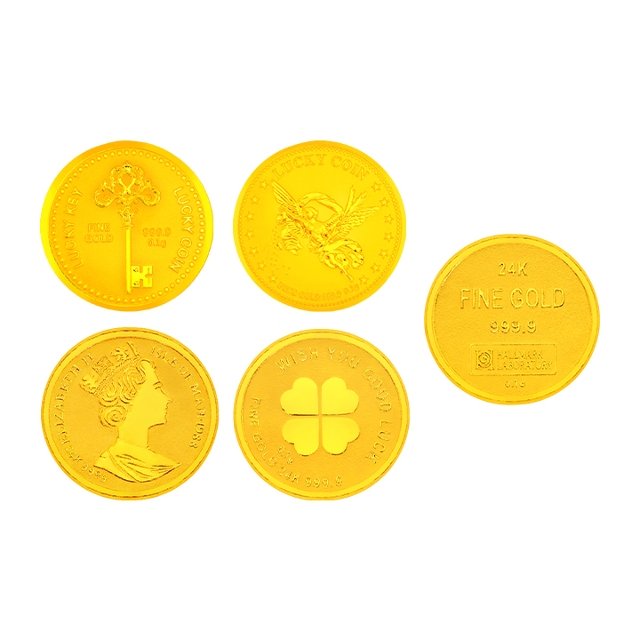 [골드퀸즈] 24K 순금 열쇠/천사/엘리자베스/크로바/골드바 코인
