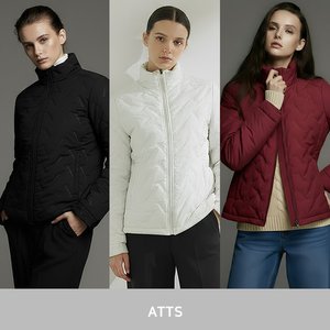 [ATTS] 엣츠 25FW 고주파  윈터 방풍 중량 패딩 재킷 1종, 여성