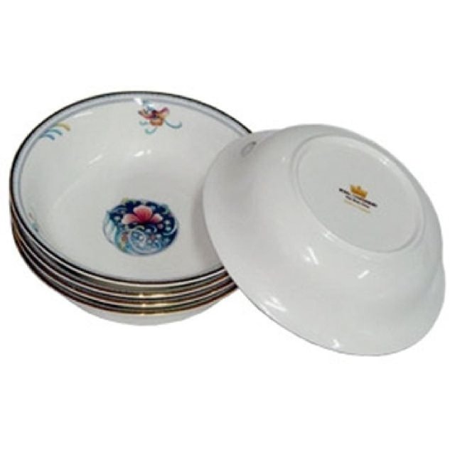 본차이나 쿠프 접시(대)19cm 5개 반찬 식기 플레이팅 (WF76266)