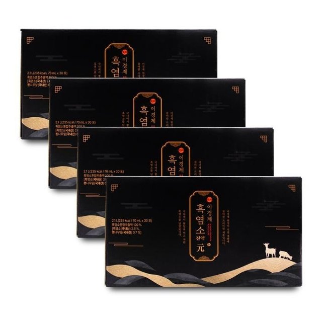 래오이경제 흑염소진액원 70ml x 30개입 4박스