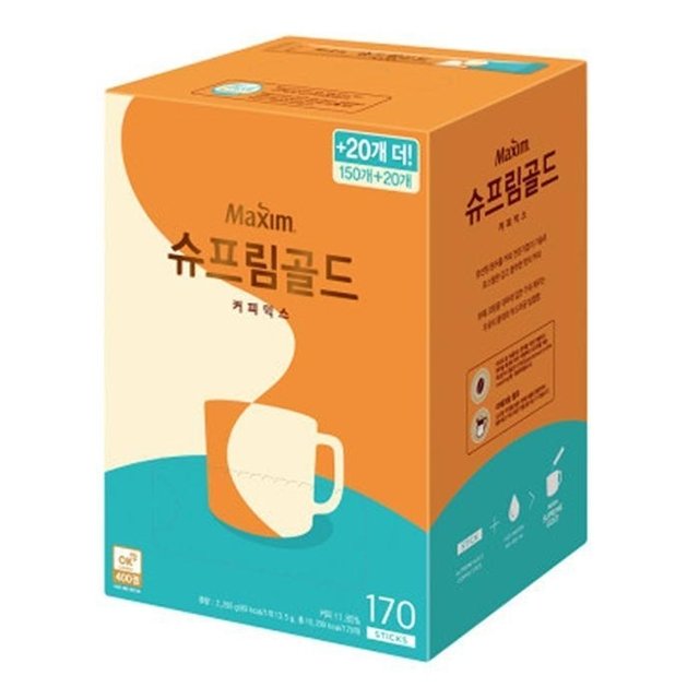 맥심 슈프림골드 170Tx2박스.