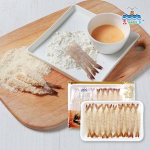 참바다 손질새우 140g(20미) x 5팩 (총 100미)