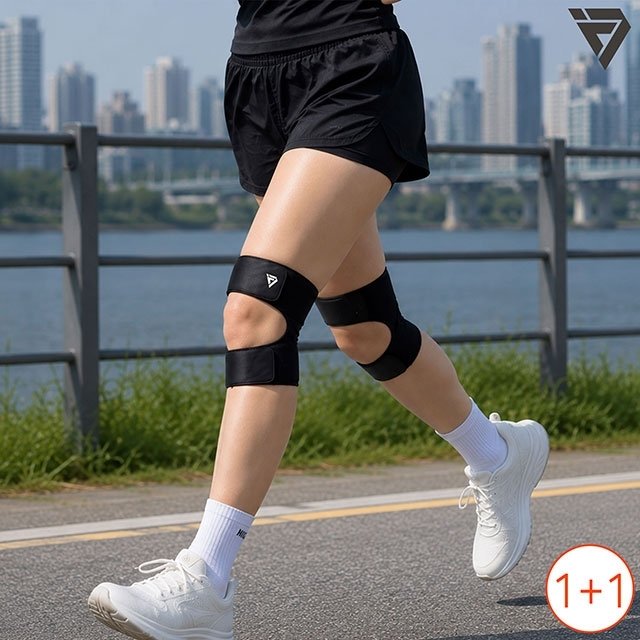 [1+1세트] 테이핑테크 더블 오금 슬개건 보호대