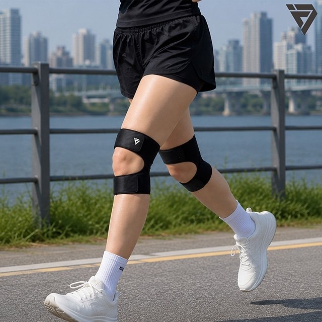 [1세트] 테이핑테크 더블 오금 슬개건 보호대