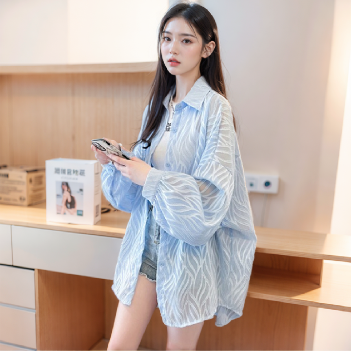 [엘드마마] 뮤즈 시스루 셔츠 2종
