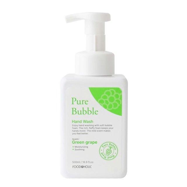 손끝에 머무는 달콤한 청포도 향 버블 핸드워시 500ml (WFIDQ0T)