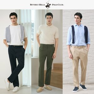 [프리미엄]비버리힐스폴로클럽 SORONA® 컴포트 핀턱 팬츠 2종, 남성