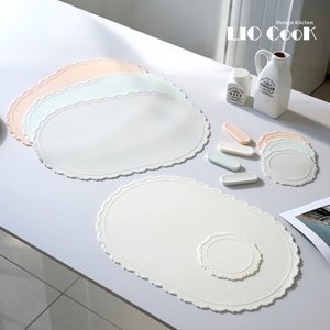 리오쿡 테이블 매트 4인조 세트