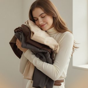 여성 소프트 모달 반목 라이트 폴라 이너니트 5종세트