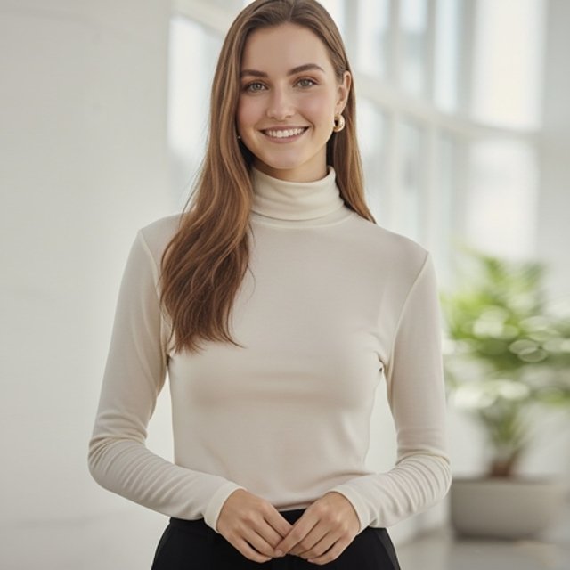 여성 소프트 모달 반목 라이트 폴라 이너니트 5종세트