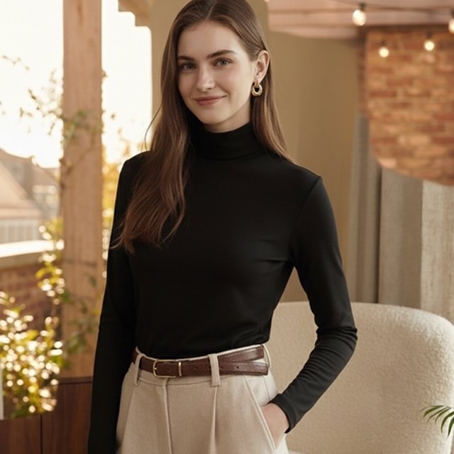 여성 소프트 모달 반목 라이트 폴라 이너니트 5종세트