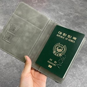 밴드형 RFID차단 여권 지갑 케이스 그레이 (WCD8920)