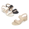 엘칸토 인텐스 여성 더블 스트랩 샌들 3cm LCWW40I426