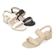엘칸토 인텐스 여성 더블 스트랩 샌들 3cm LCWW40I426