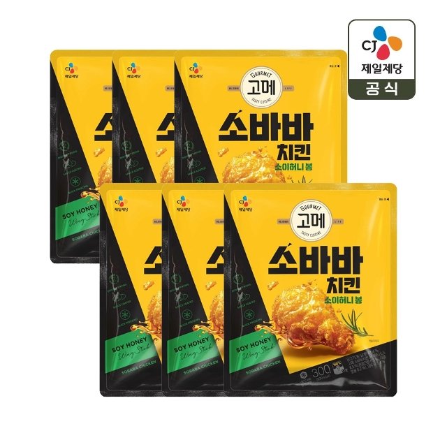 고메 소바바치킨 소이허니 봉 300g x6개