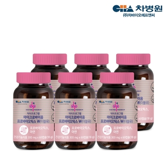 [차병원] 차바이오 닥터프로그램 마이크로바이옴 프로바이오틱스W 60캡슐 x 6병 (12개월분)